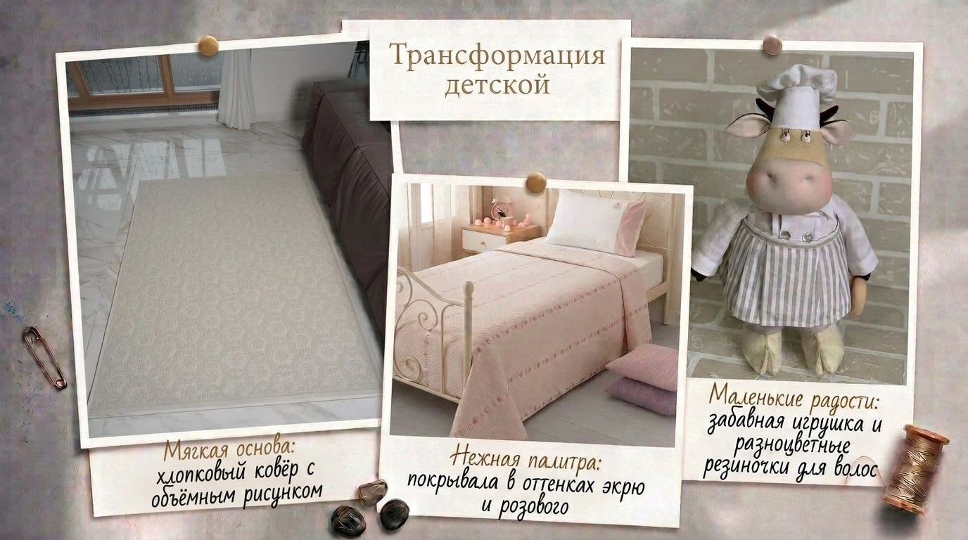 🧸Продолжаем рубрику «Уютное преображение с Luxberry» — сегодня обустроили детскую.