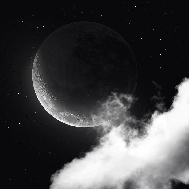 🌑 Шикарный 81-мегапиксельный HDR снимок Луны, состоящий примерно из 18000 фотографий.