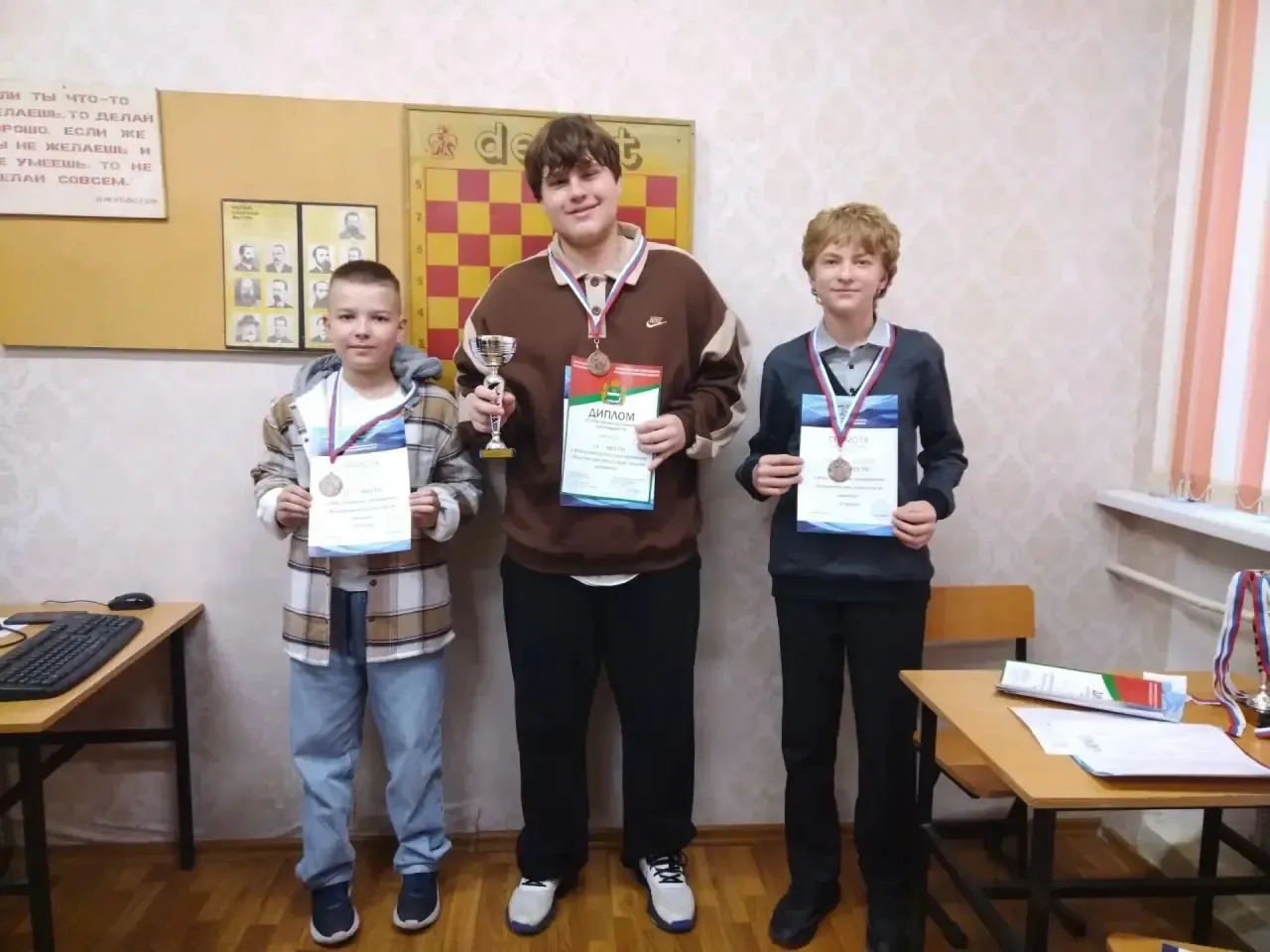 И вновь призовое место