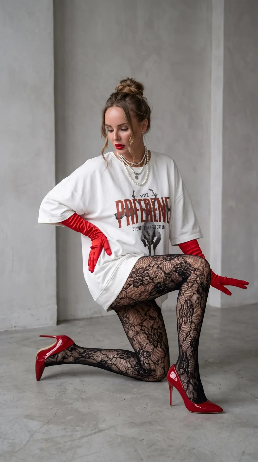 Фотореалистичная fashion-фотография в стиле luxury editorial, вертикальный формат 2:3. ...