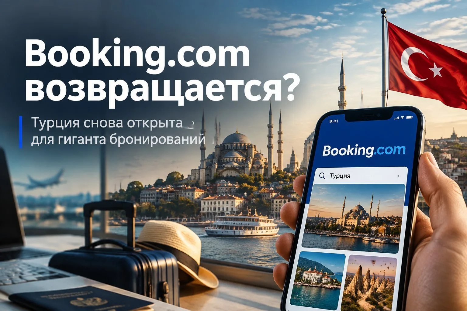 🔄 Booking com возвращается? Турция снова открыта для гиганта бронирований.