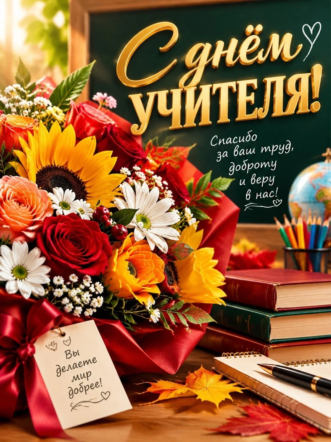 С Днём учителя! 🍁