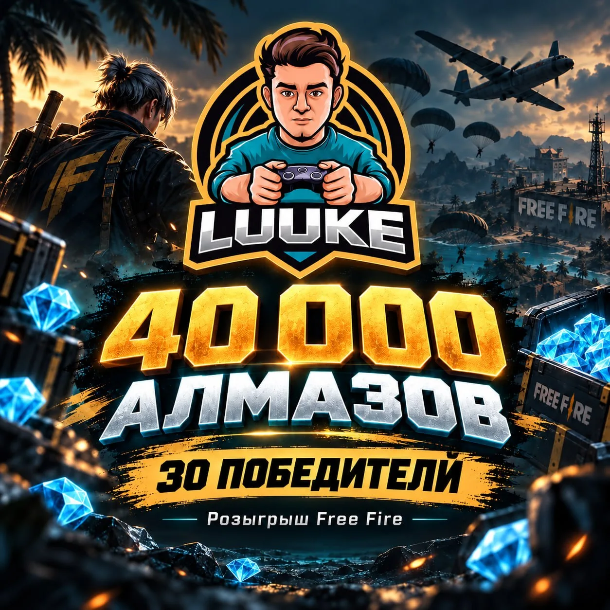 ‼️ 40 000 АЛМАЗОВ — 30 ПОБЕДИТЕЛЬ ‼️