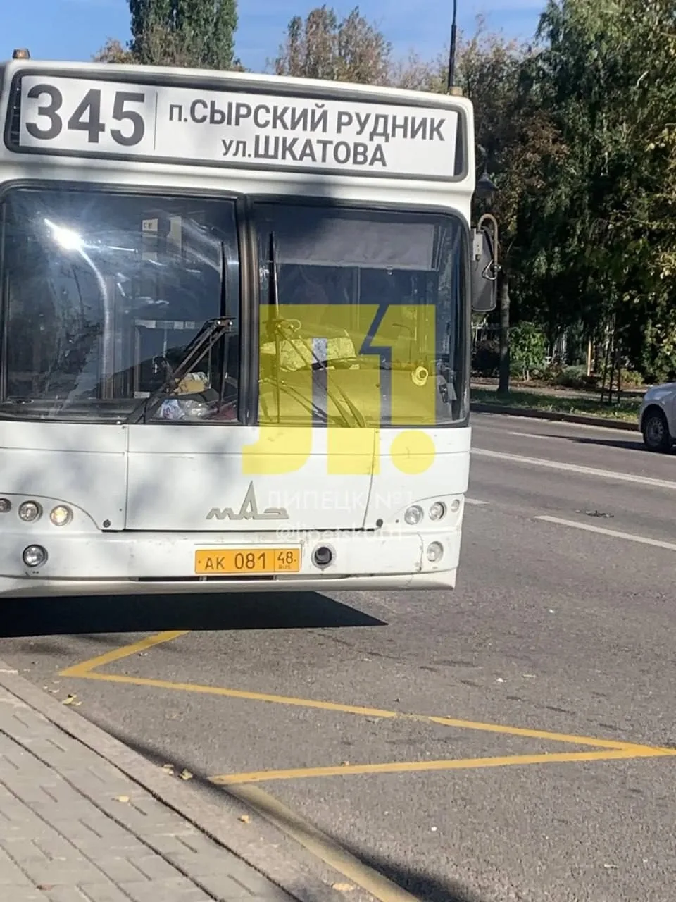 Липчане пожаловались на состояние автобуса № 345