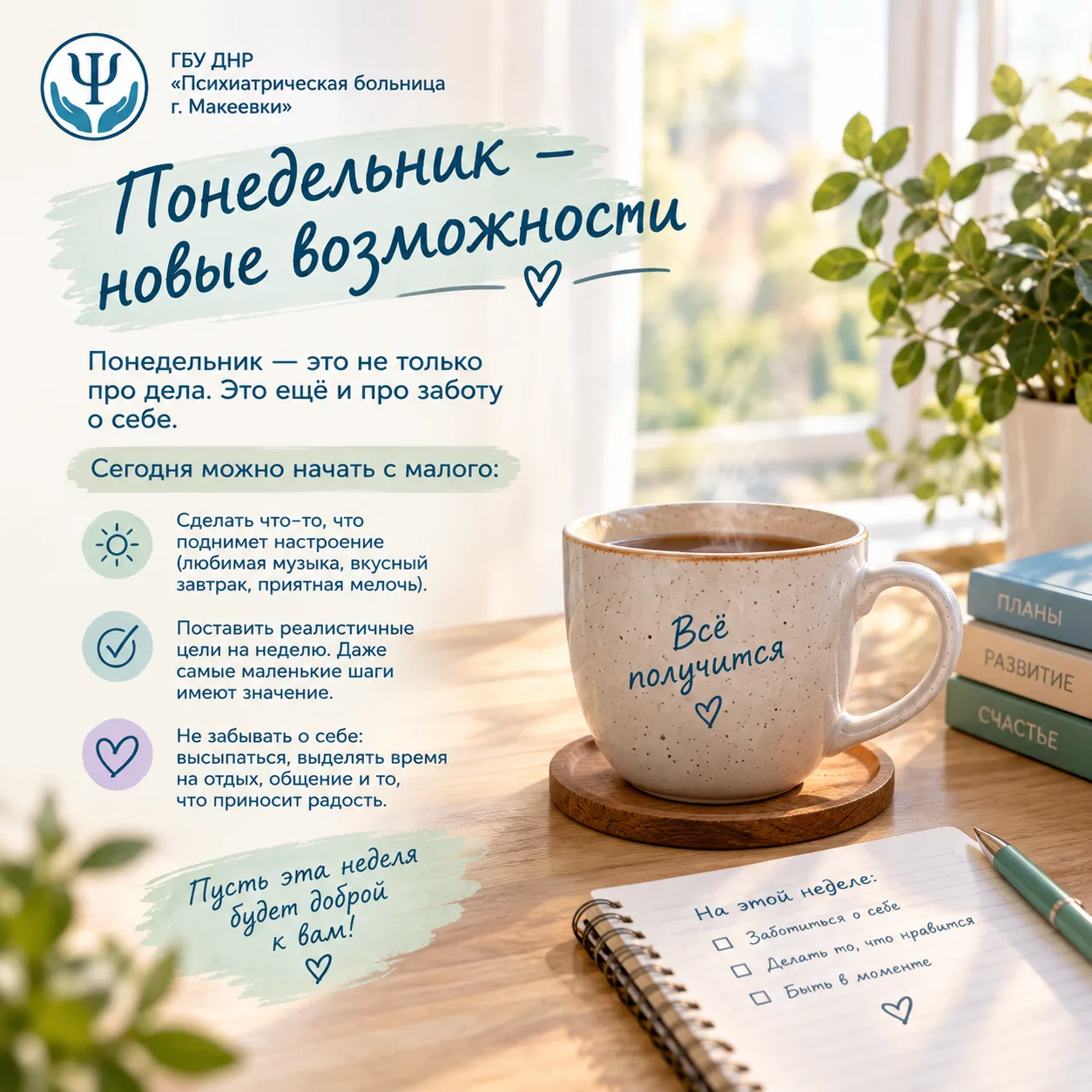 🌿 Понедельник — новые возможности