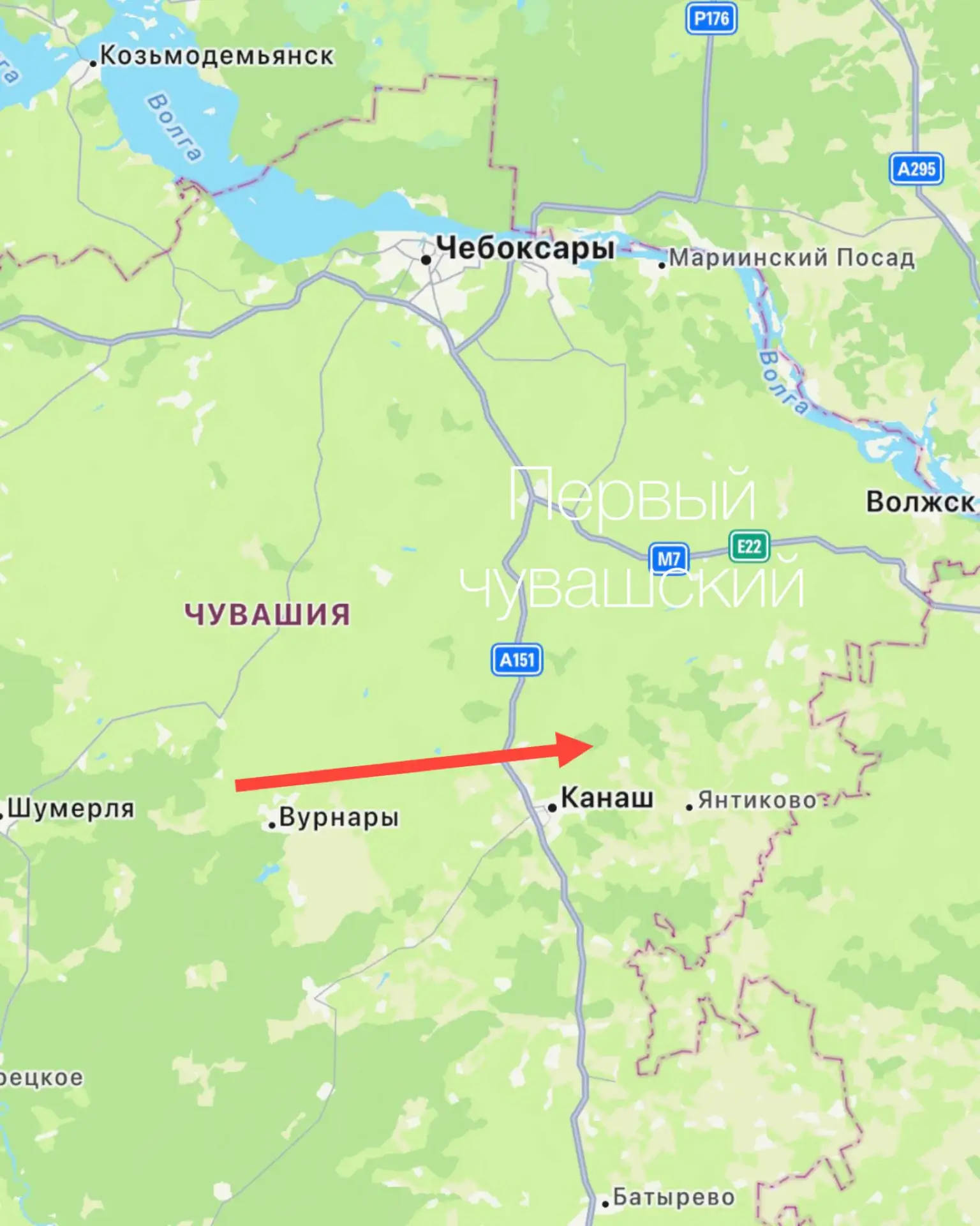 ❗️Основные фиксации БПЛА сейчас в Вурнарском округе, судя по сообщениям мониторинговых ...