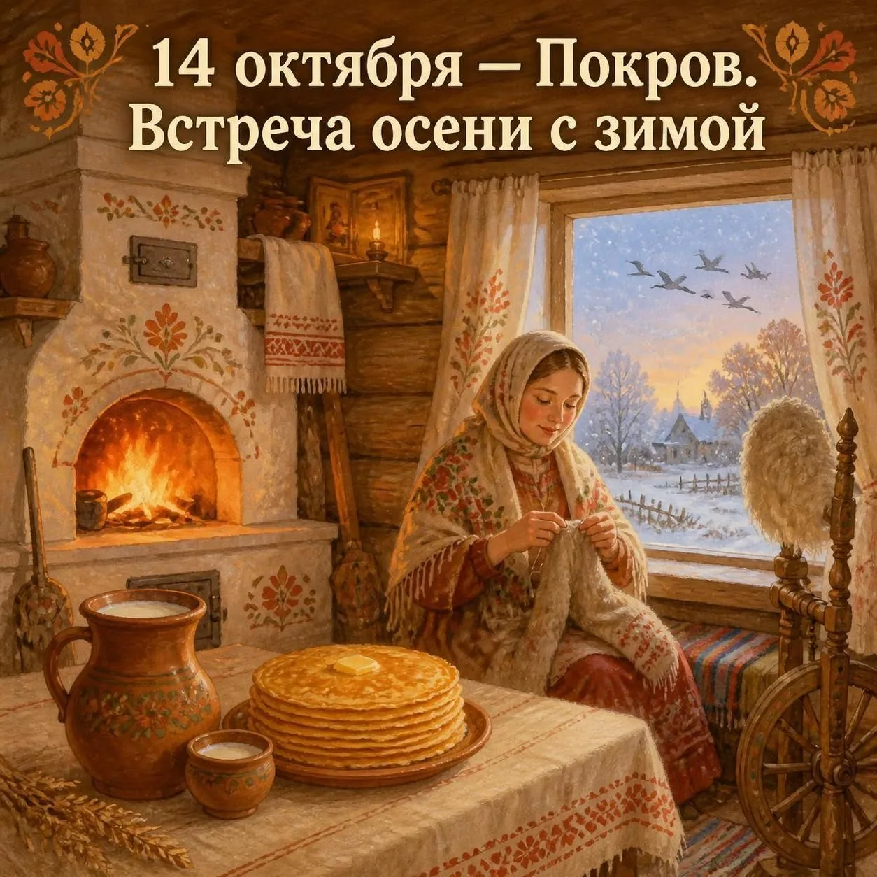 🍂 Покров: день, когда осень передаёт эстафету зиме
