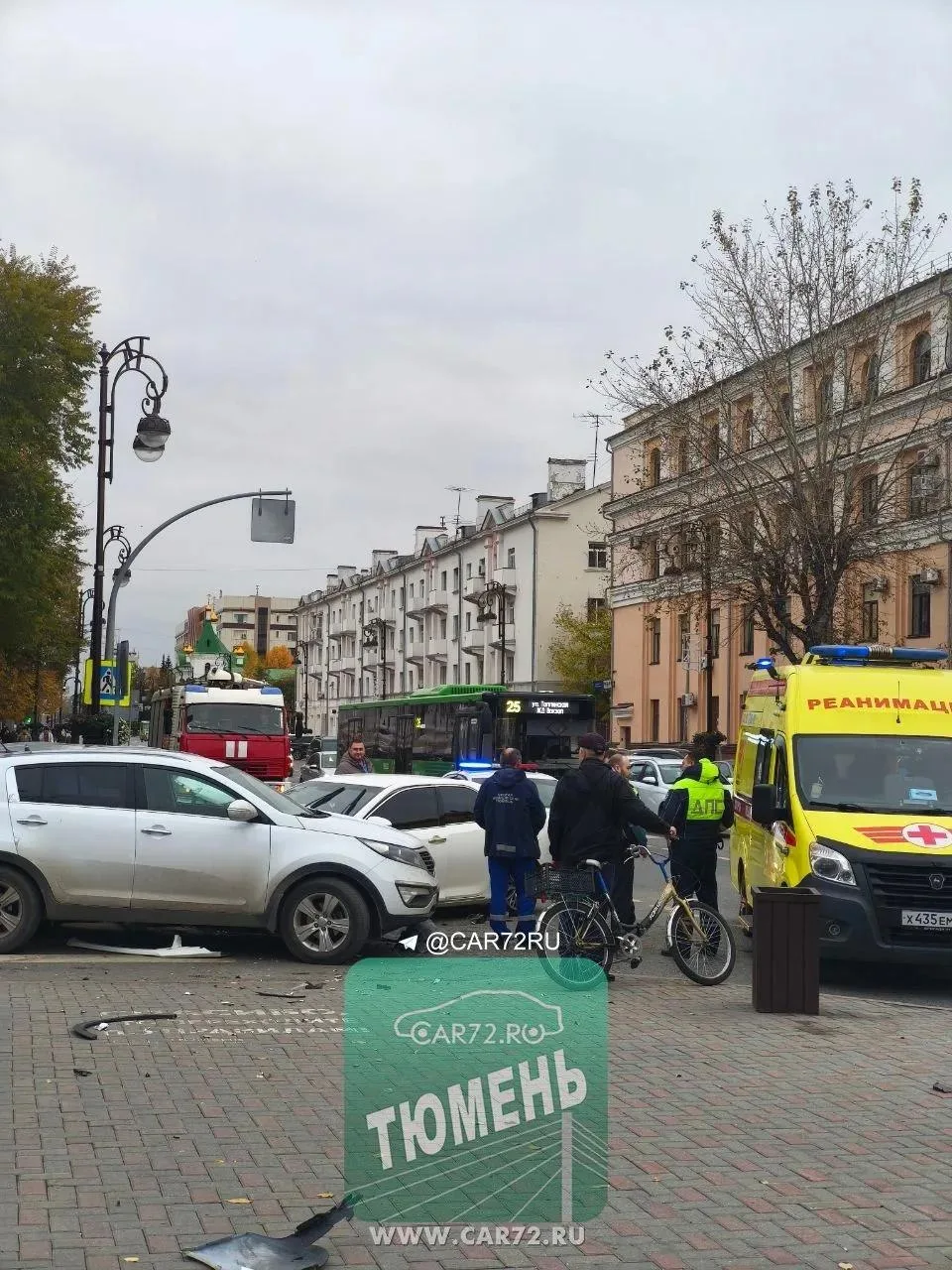 ДТП случилось сегодня вечером на перекрестке Республики - 8 марта.