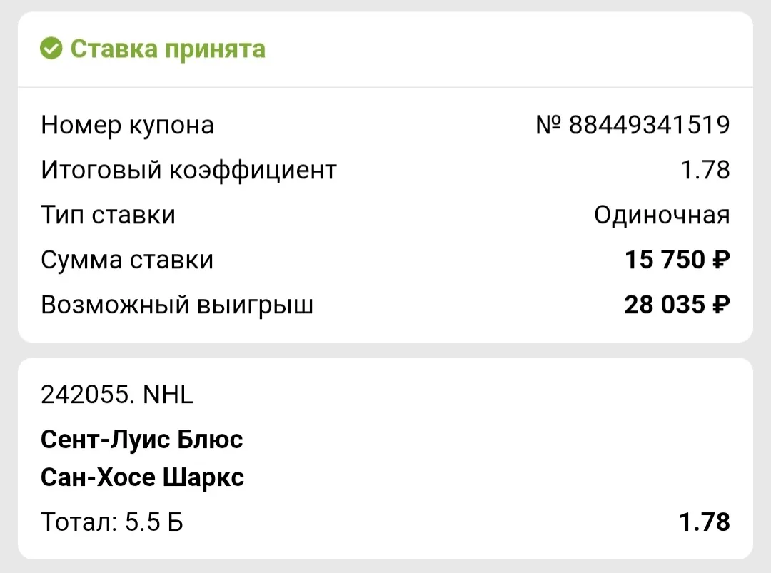 Хоккей 🏒