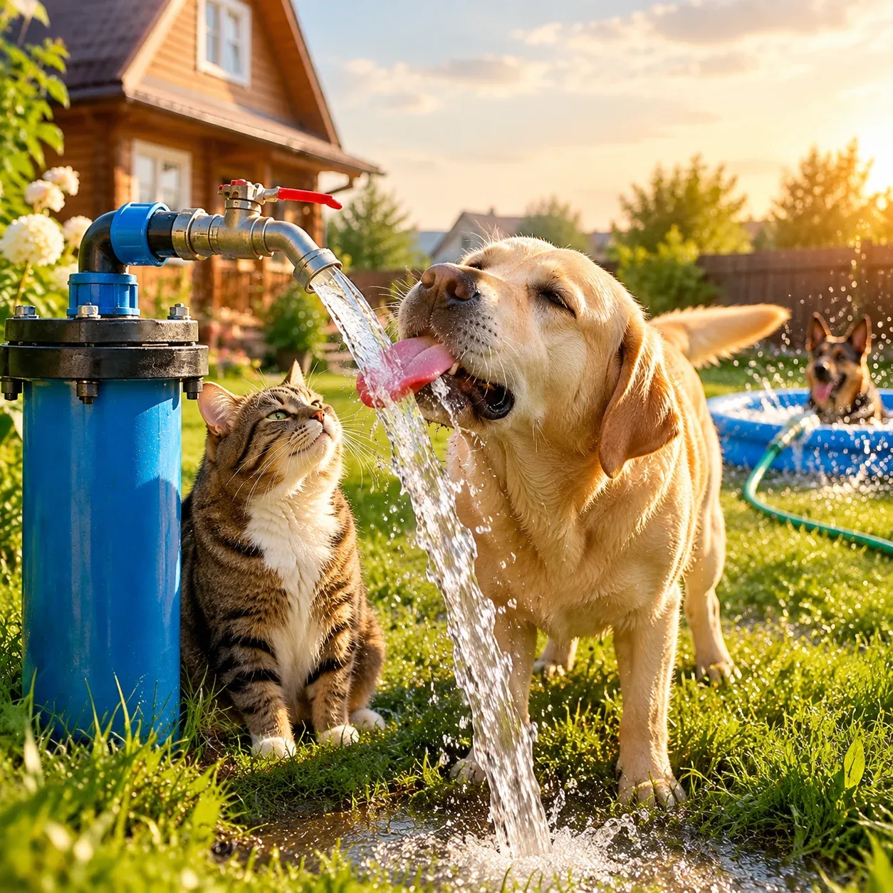 🐾💧 Вода из скважины нужна не только людям