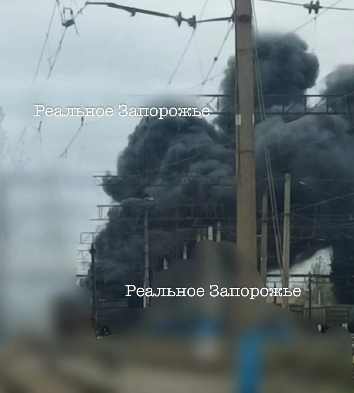 💥БПЛА "Герань-4" атаковали ж/д вокзал в Запорожье