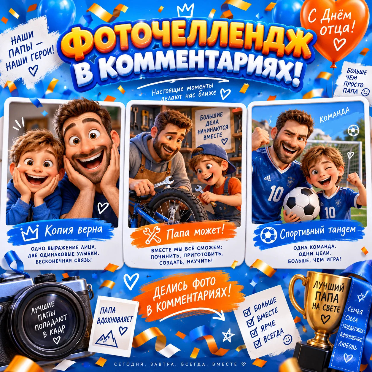 День отца: праздник главных мужчин в нашей жизни!