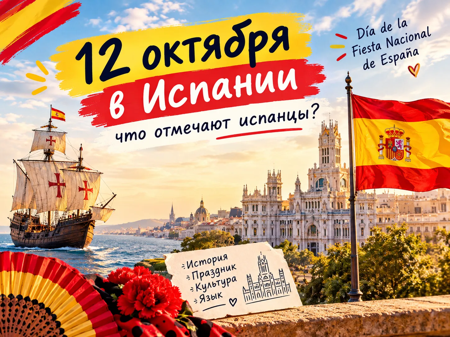 🇪🇸 12 октября в Испании: что отмечают испанцы?