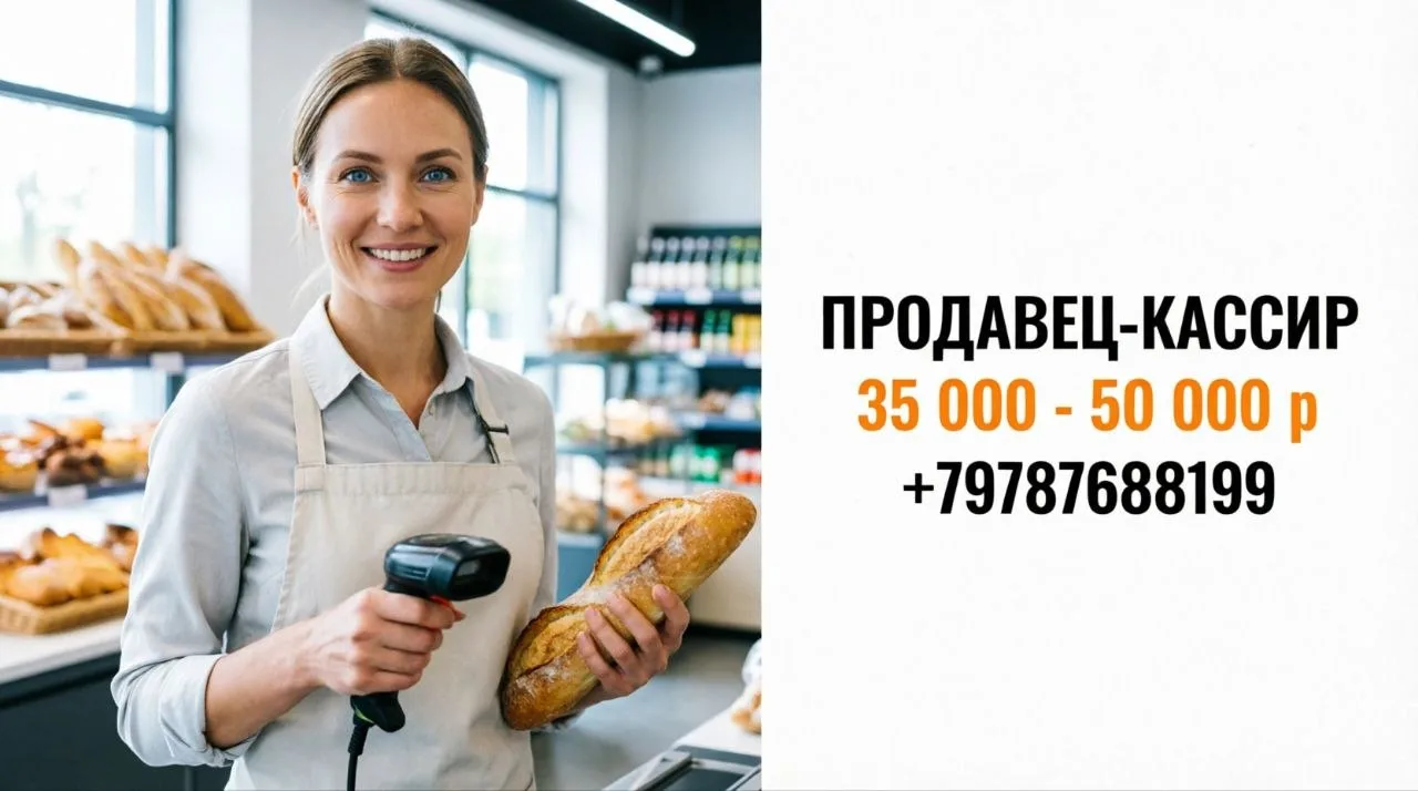 ПРОДАВЕЦ-КАССИР | 35 000 - 50 000 ₽
