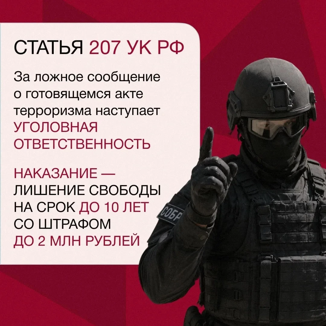 Крупный штраф, или тюремное заключение за звонок