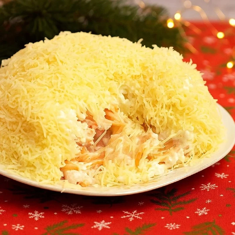 САЛАТ «НА ЗАВИСТЬ СОСЕДКЕ» 🥗💛