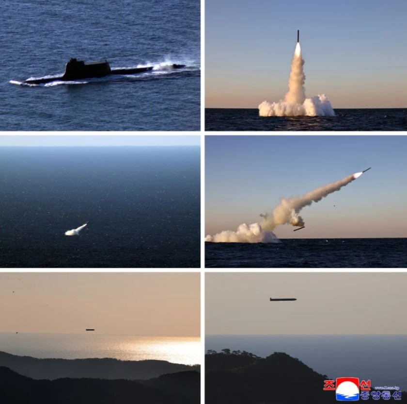 🇰🇵КНДР испытала два типа стратегических крылатых ракет подводного запуска.