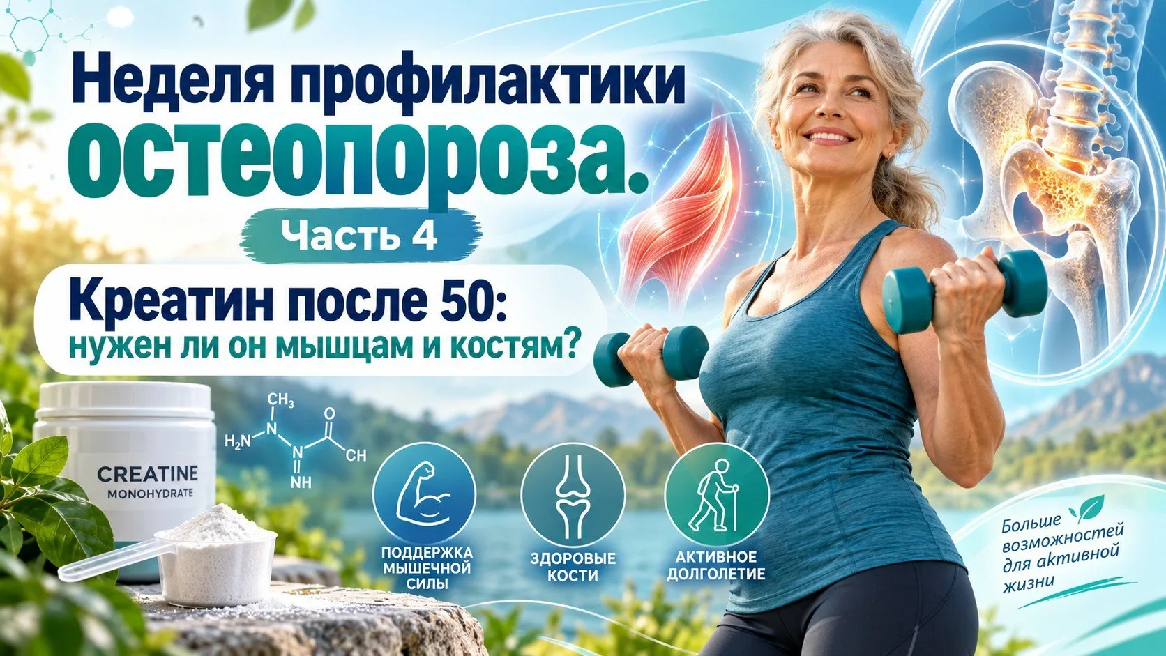 🦴 Неделя профилактики остеопороза. Часть 4