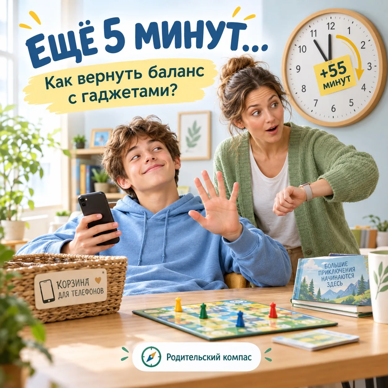 Родительский компас: «Ещё 5 минут!» — и вот уже час. Как вернуть баланс с гаджетами?