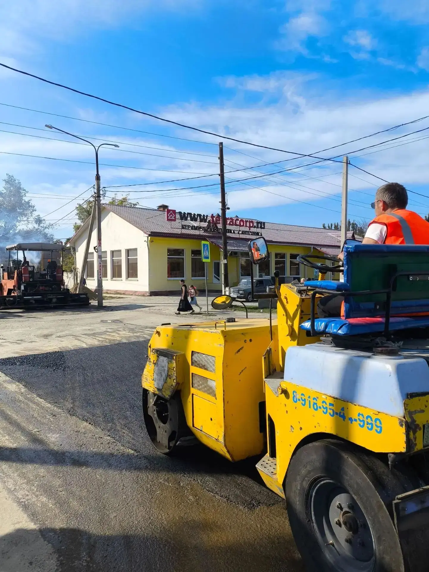 Завершается работы по ремонту дорожного полотна на Московской