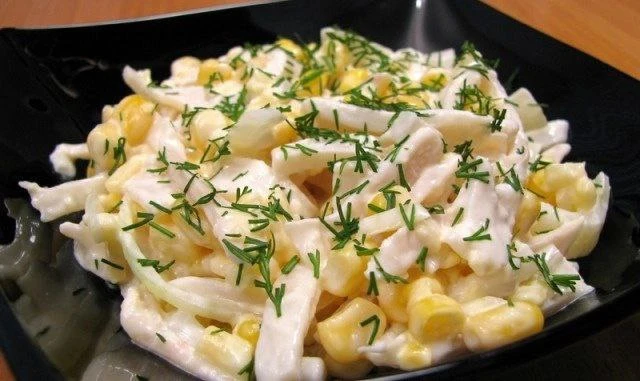 🔸Салат с кальмарами🔸