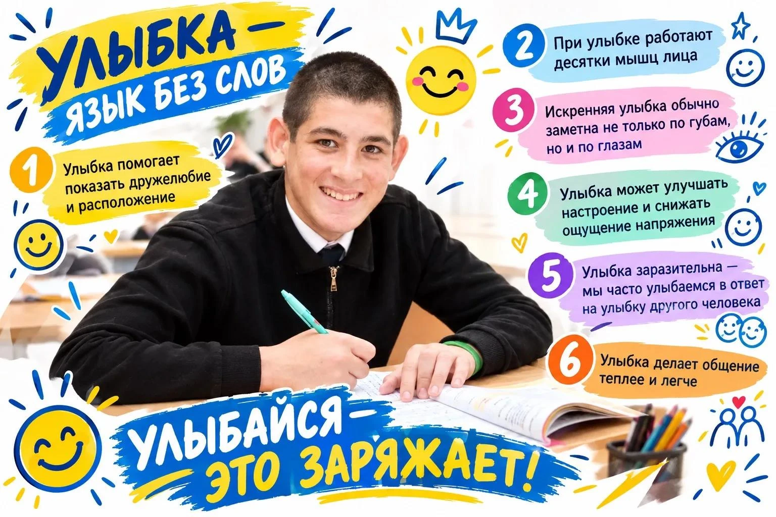 😊 Улыбка — язык без слов
