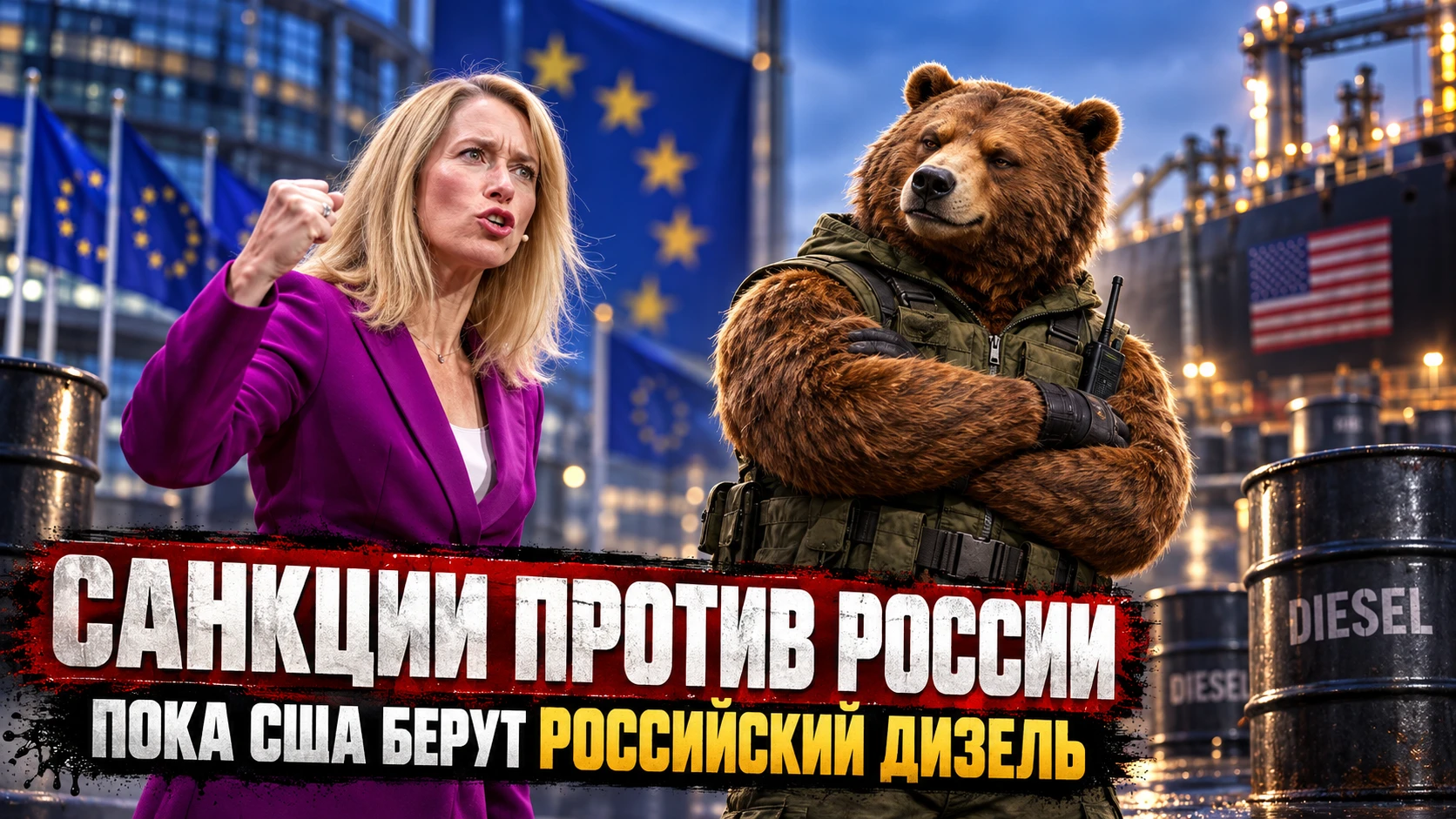 🇪🇺 Пока Трамп закупает российский дизель, Евросоюз готовит очередную порцию санкций.