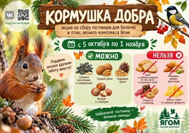 🐦 ЕЖЕГОДНАЯ АКЦИЯ "КОРМУШКА ДОБРА"🐦