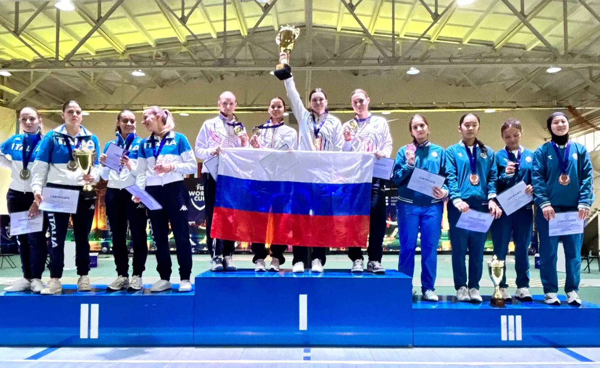 Команда российских саблисток первенствовала в Ташкенте! 🔥🥇🥇🥇🥇🔥