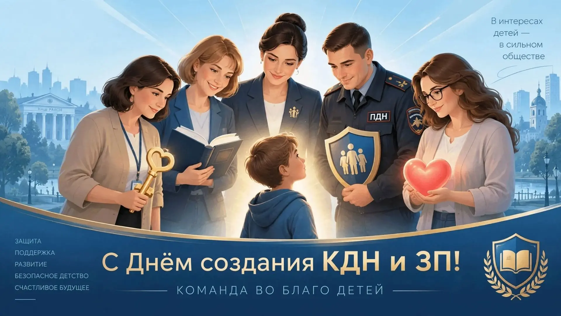 С Днём создания Комиссии по делам несовершеннолетних и защите их прав!