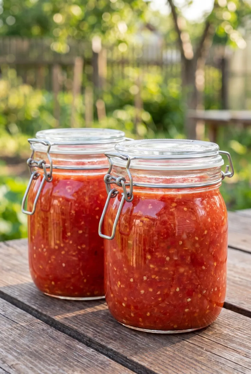 Свежую остроту этой аджики я особенно ценю за то, что она не перебивает вкус еды, а дел...