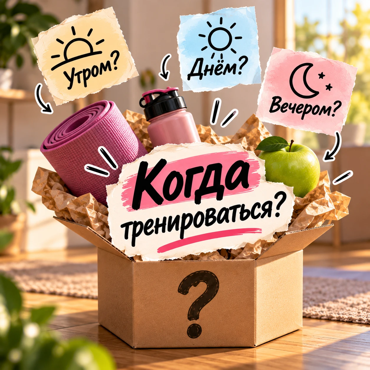 Когда тренировка будет эффективнее? ⏰