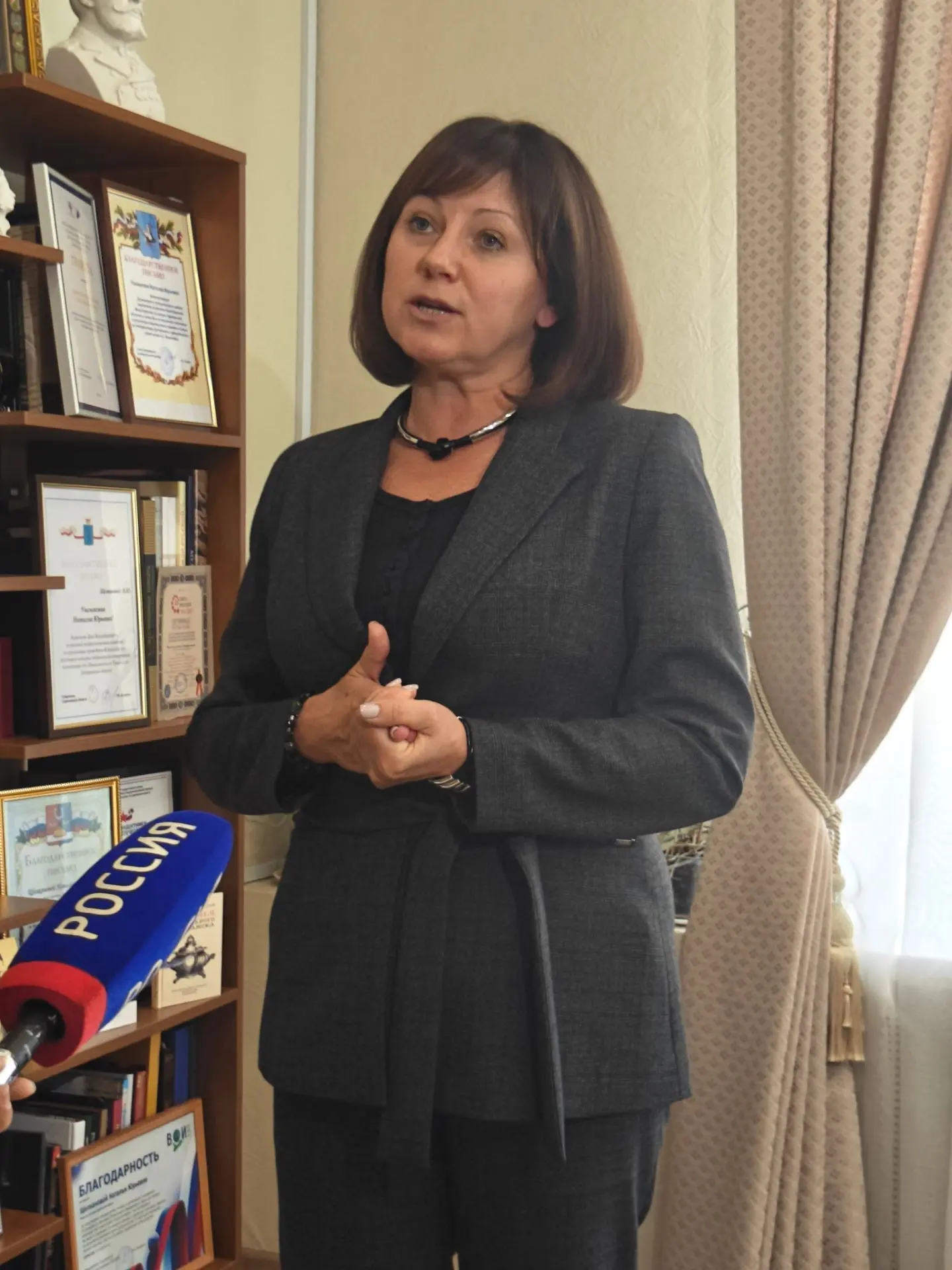 Для  сюжета ГТРК Саратов рассказала о достижениях  нацпроекта  «Семья» в регионе