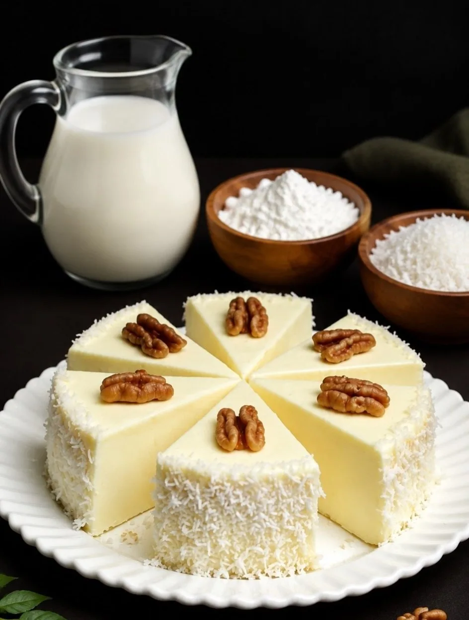 Молочный десерт в кокосовой стружке 🥛