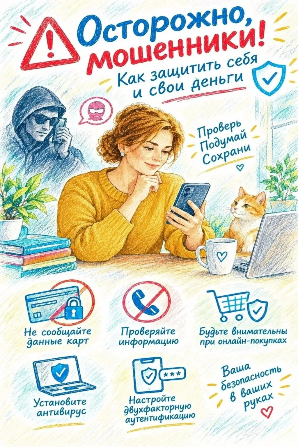 Мошенничество — одна из самых распространённых угроз в современном мире. Злоумышленники...