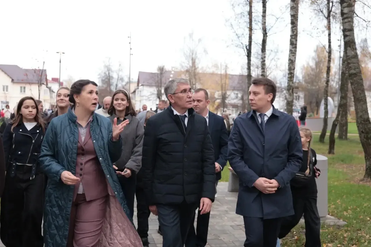 В Суворове открыли после комплексного благоустройства Детский парк