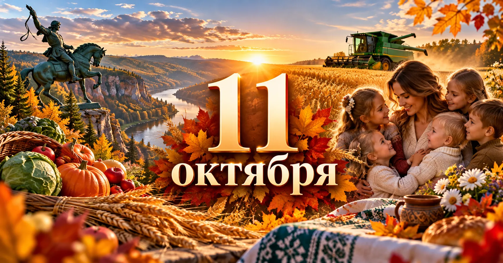 Сегодня 11 октября - воскресенье, 284-й день года