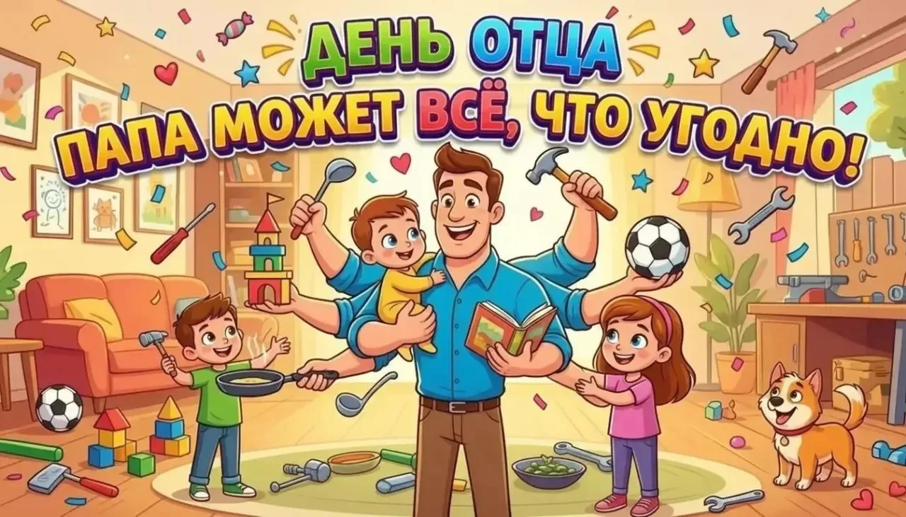 📸 Папа может всё, что угодно! Объявляем праздничную акцию ко Дню отца.