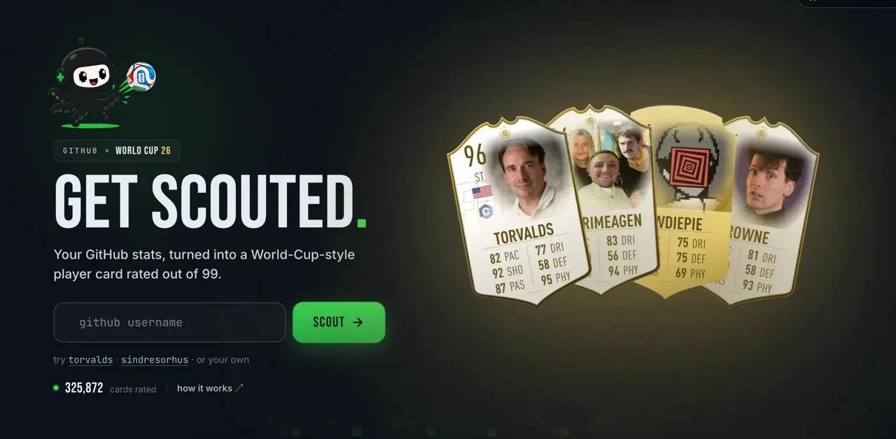 Теперь ваш GitHub-профиль можно превратить в карточку, как в FIFA!
