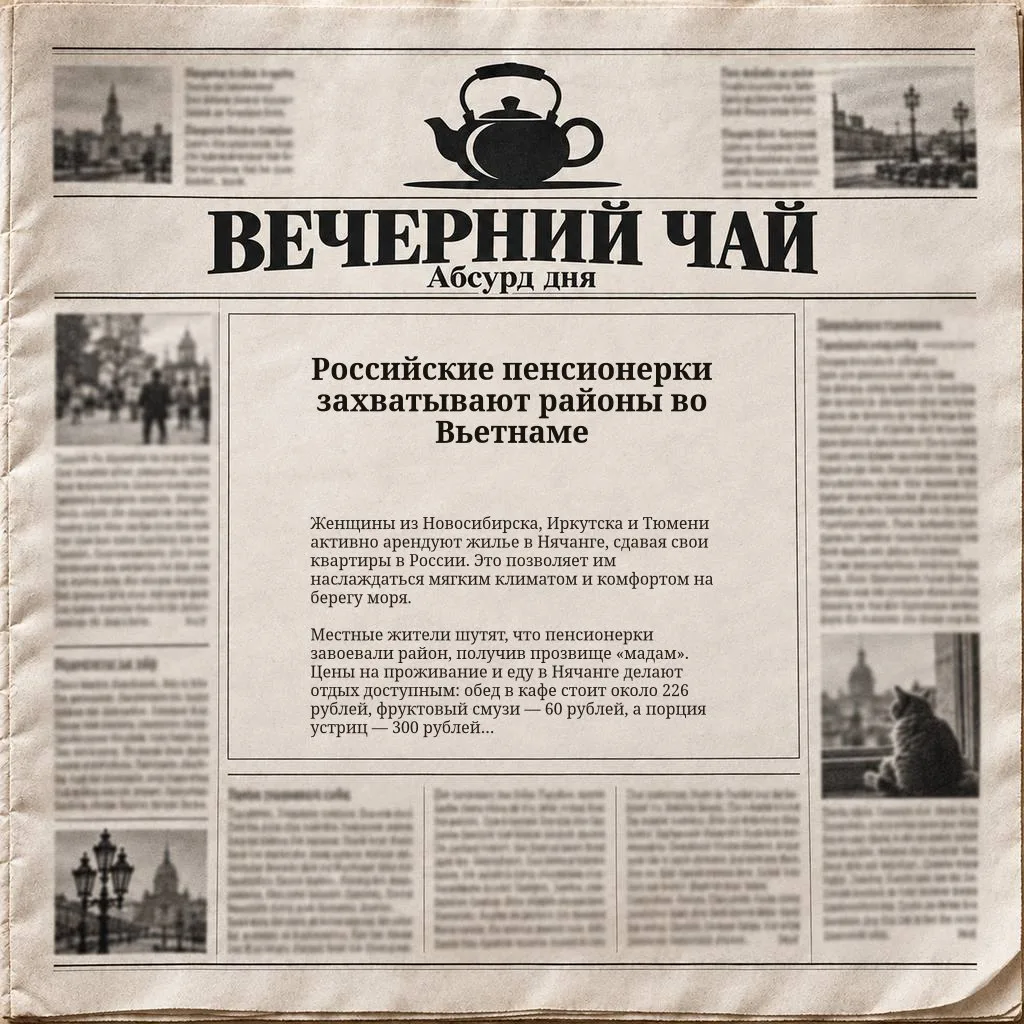 Российские пенсионерки захватывают районы во Вьетнаме