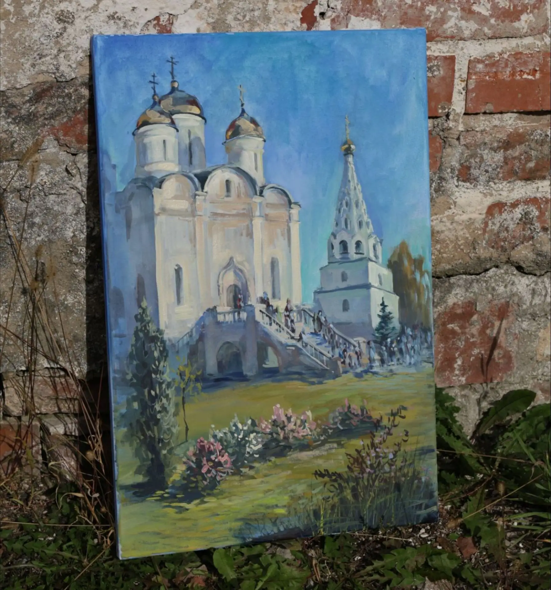 Ну и обещанный этюд- думали, что будет для монастыря. Однако, остался со мной. И может ...