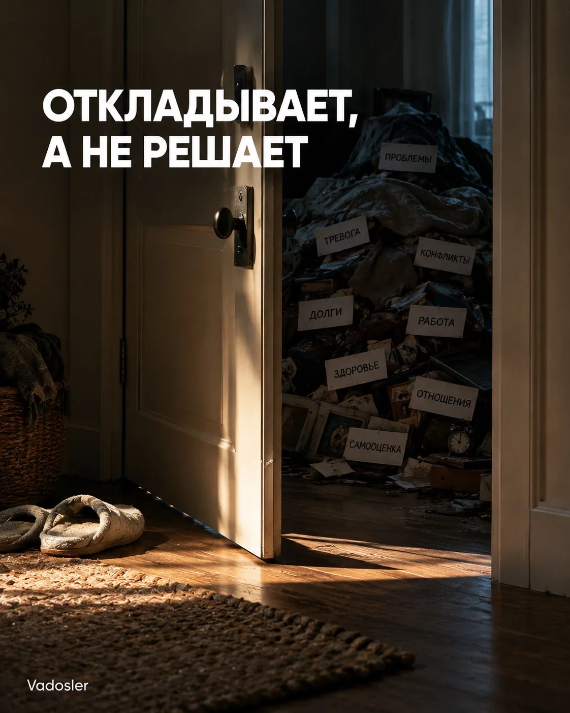 Алкоголь не решает проблему. Он меняет твоё отношение к ней на несколько часов. Долг ос...