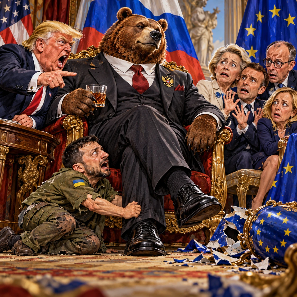 🇷🇺🇺🇸🇺🇦 "Россия нарушила энергетическое перемирие, объявленное Трампом", - скулит ...