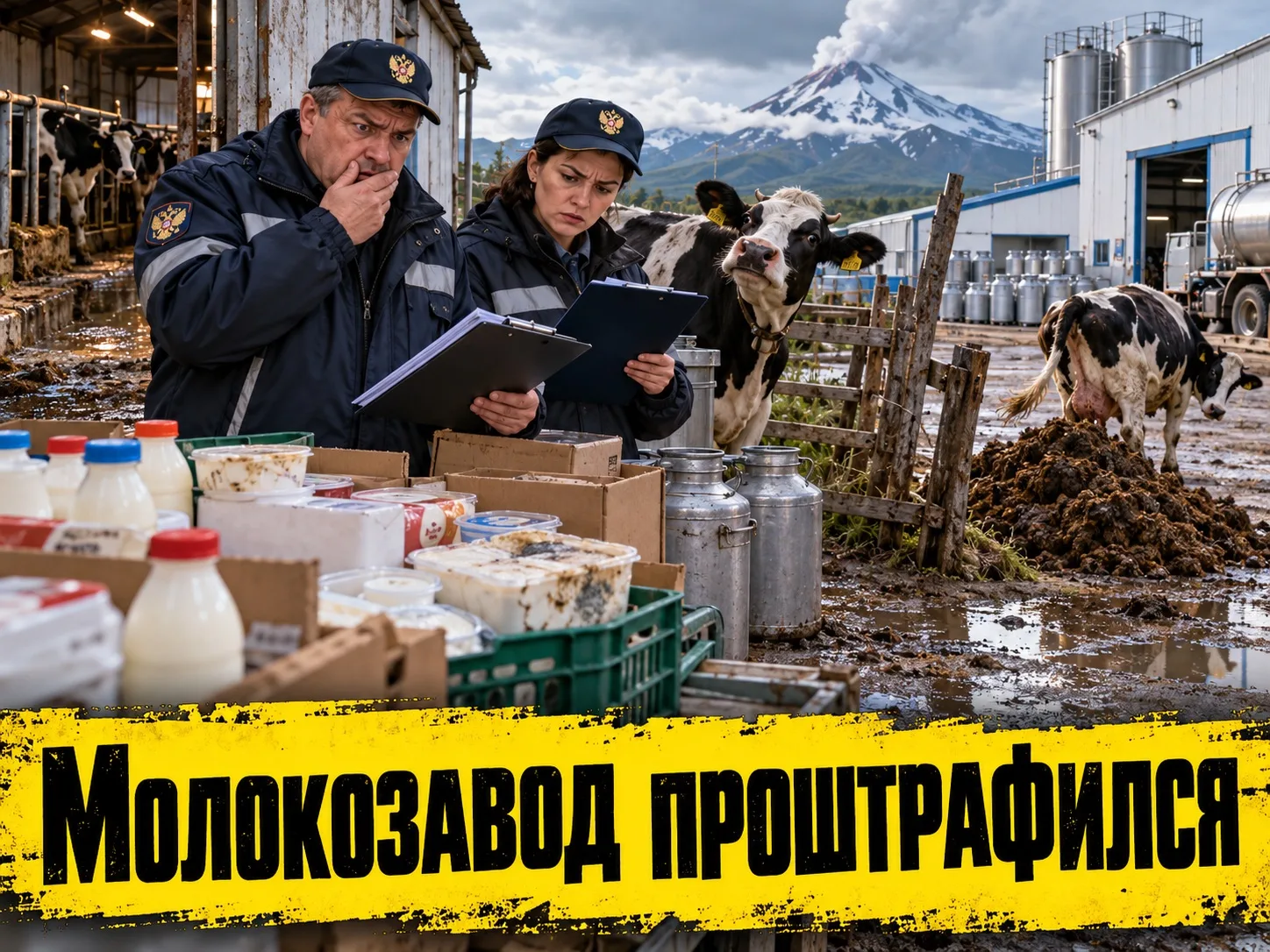 Навоз где попало: чем удивил молокозавод проверяющих