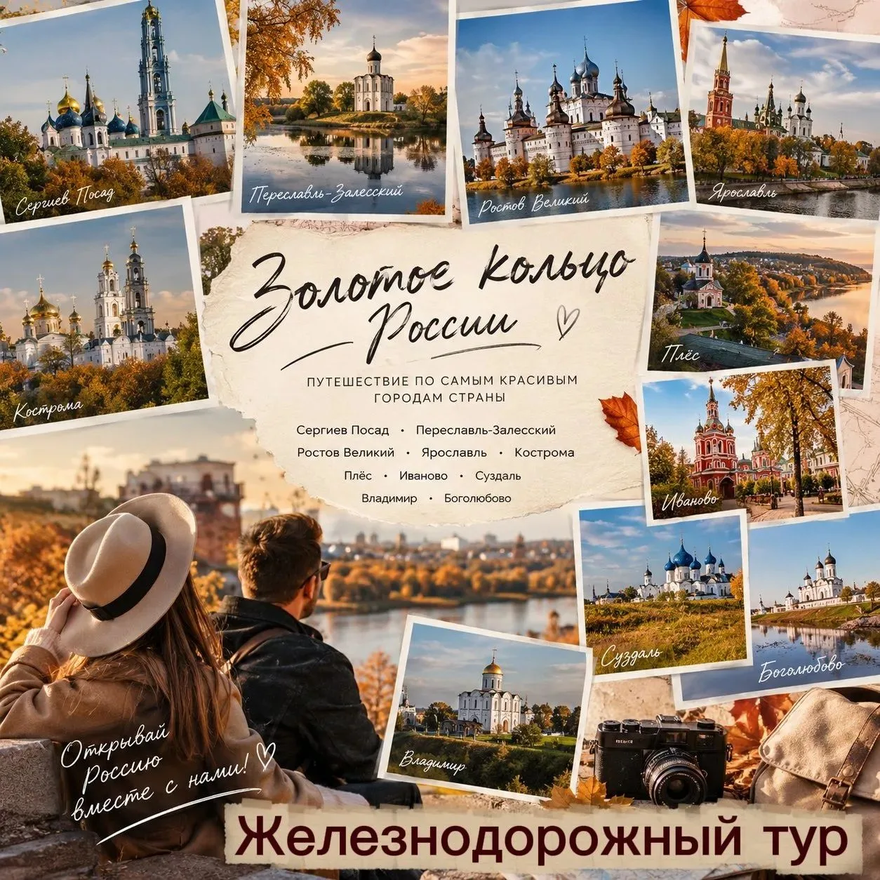 🍂 "Золотое кольцо по-боярски" — путешествие в духе русских традиций