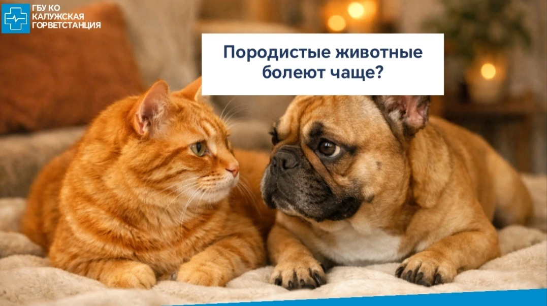 Существует устойчивое убеждение: у породистых животных непременно букет наследственных ...