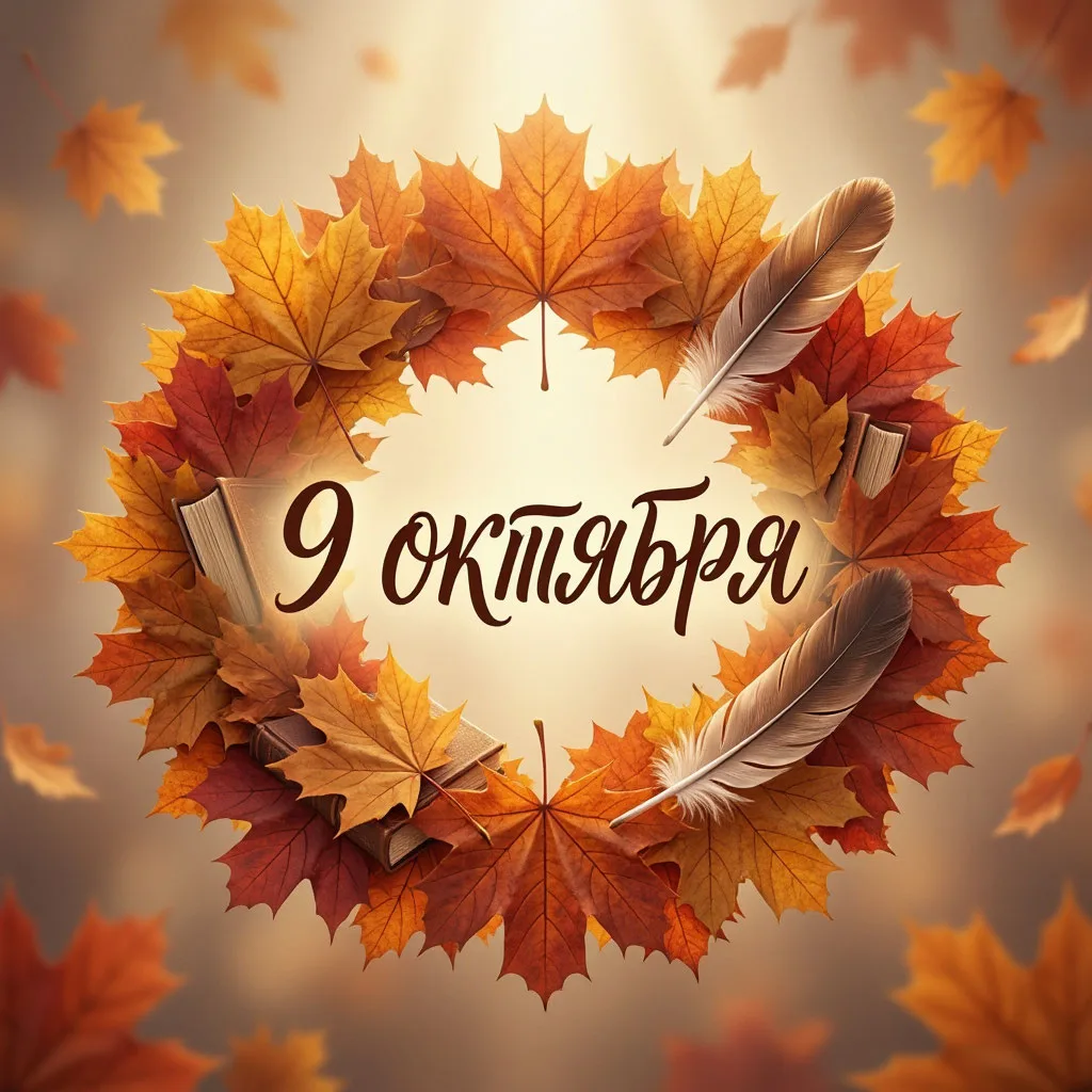 🎉 9 октября — день ярких дат и добрых традиций! 🎉