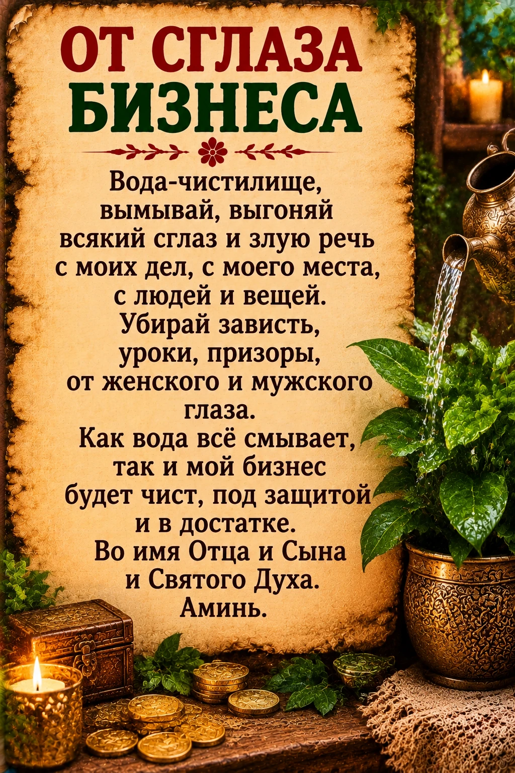 🌿 От сглаза бизнеса