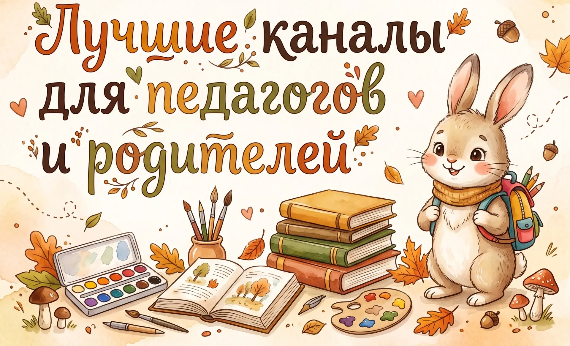 Мы собрали для вас самые полезные и интересные каналы для педагогов и родителей: