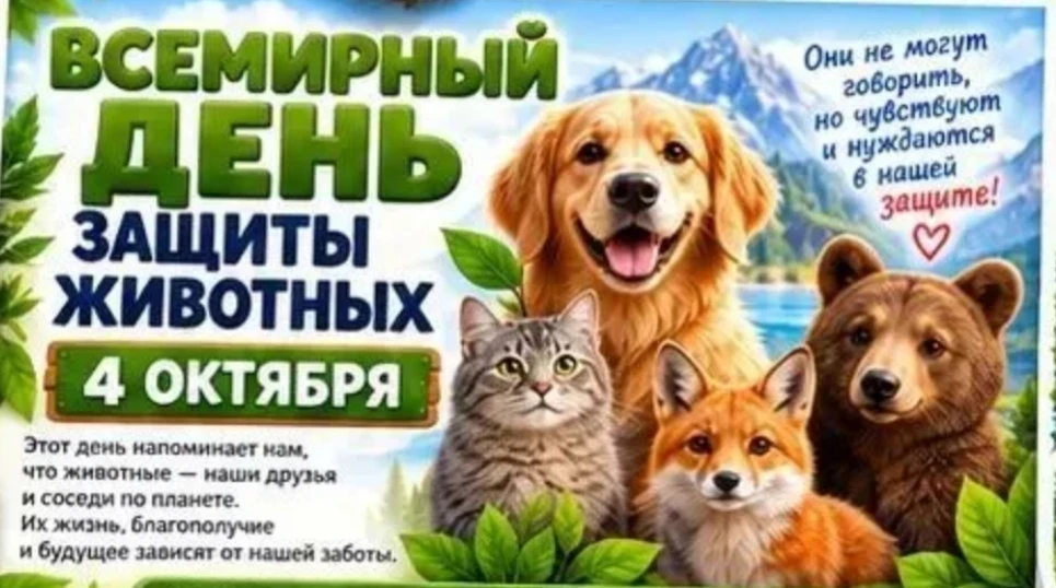 🦎День защиты животных🐶